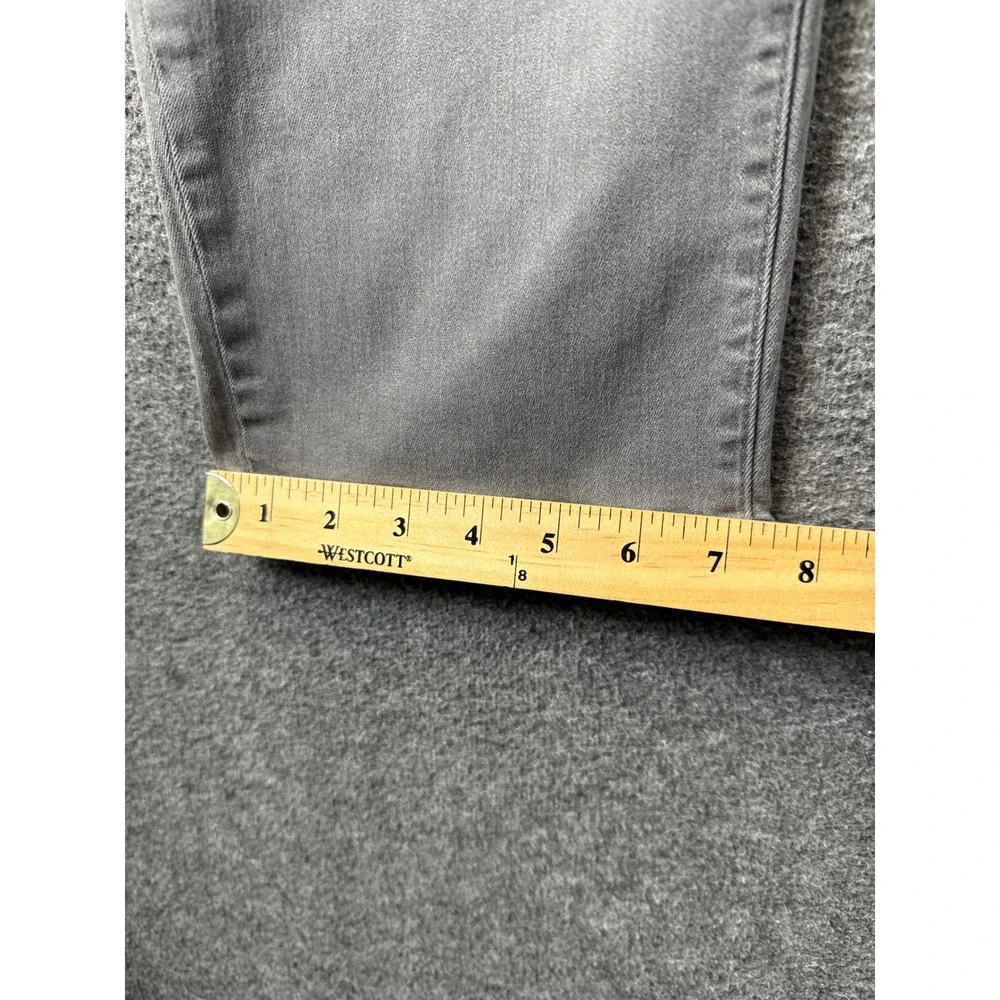 New Talbots Straight Leg Jeans Womens 18WP Grey High Waist Curvy Plus Petite Nwt